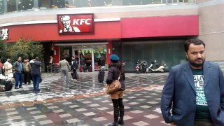 Shanghai Station and  KFC  point  Aijaz Bhayo and friends