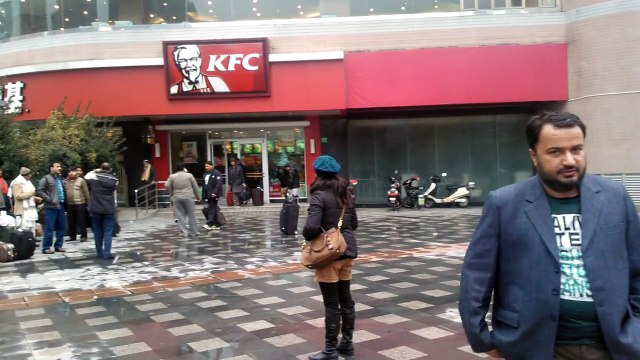 Shanghai Station and KFC point Aijaz Bhayo and friends