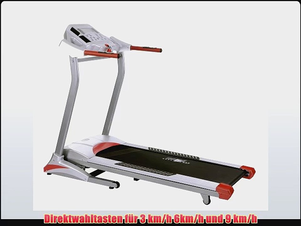 Christopeit Laufband TM 2 Spirit silber/rot 1241