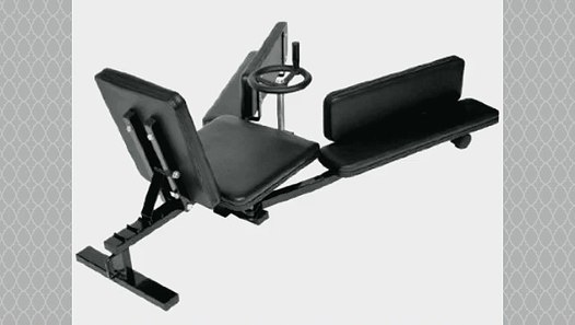 Beinspreizer / Spagattrainer Mechanisch – Verstellbar Bis 180°, Mit Rückenlehne & Rädern, Für Tanz & Kampfsport