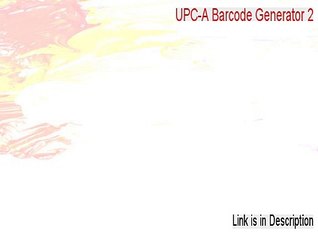UPC-A Barcode Generator 2 Crack [Download Here]