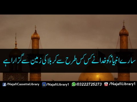 Saray anbia Ko Krbla Dikhai Gai ! Maulana Sadiq Hassan !!