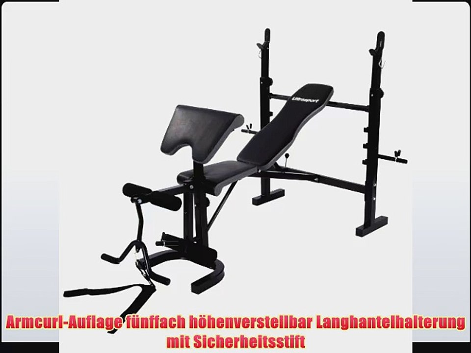 Ultrasport Hantelbank Weight Bench Plus