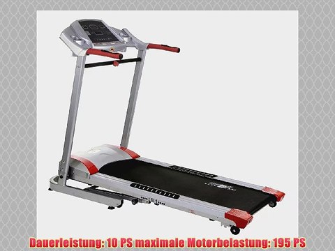 Christopeit Laufband LB 1 silber 170x72x128 cm