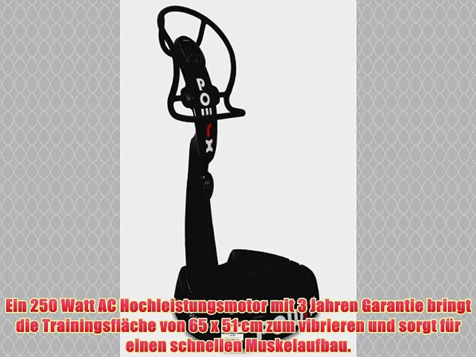 POWRX Vibrationsplatte Active Evolution 3.5 Schwarz 100005