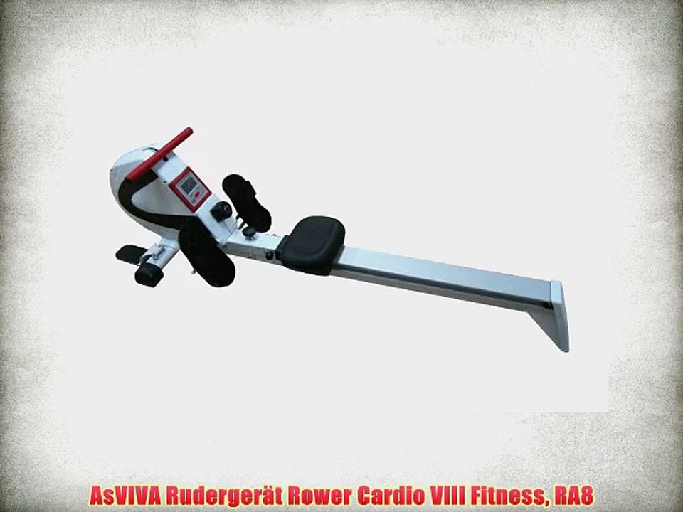 AsVIVA Ruderger?t Rower Cardio VIII Fitness RA8