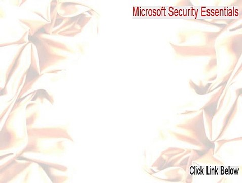 Microsoft Security Essentials Key Gen - Legit Download