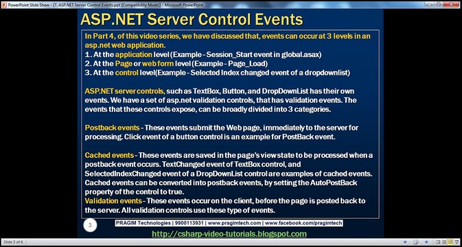 Server-control-events-ASPNET-Step-by-step-Lesson-7