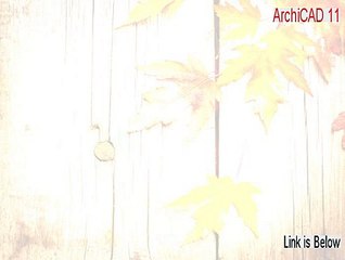 ArchiCAD 11 (International) Crack (Risk Free Download)