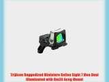 Trijicon Ruggedized Miniature Reflex Sight 7 Moa Dual Illuminated with Rm35 Acog Mount