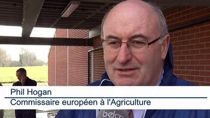 Etape belge pour le commissaire à l'Agriculture en tournée des fermes européennes