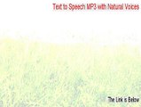 Text to Speech MP3 with Natural Voices Crack (text to speech mp3 with natural voices online)