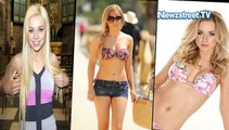 Melissa flaunts assets in a tiniest bikini