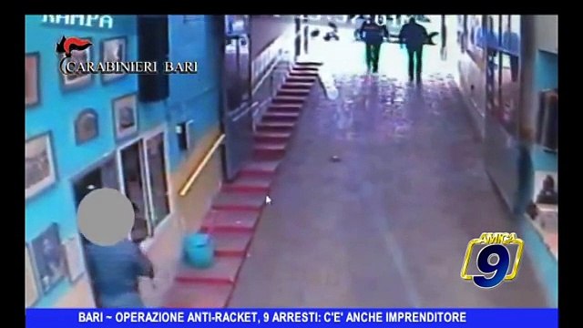 BARI | Operazione anti-racket, 9 arresti. C'è anche un imprenditore barlettano