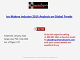 Ice Maker Sector 2015-2020 International Research Analysis & Forecasts