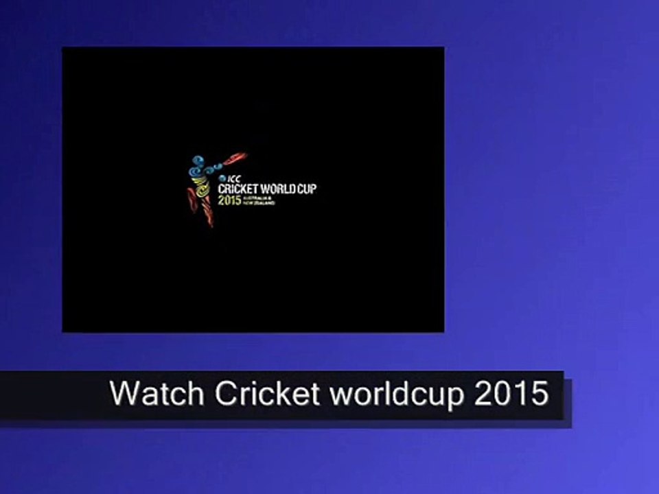 watch icc world cup 2015 stream online
