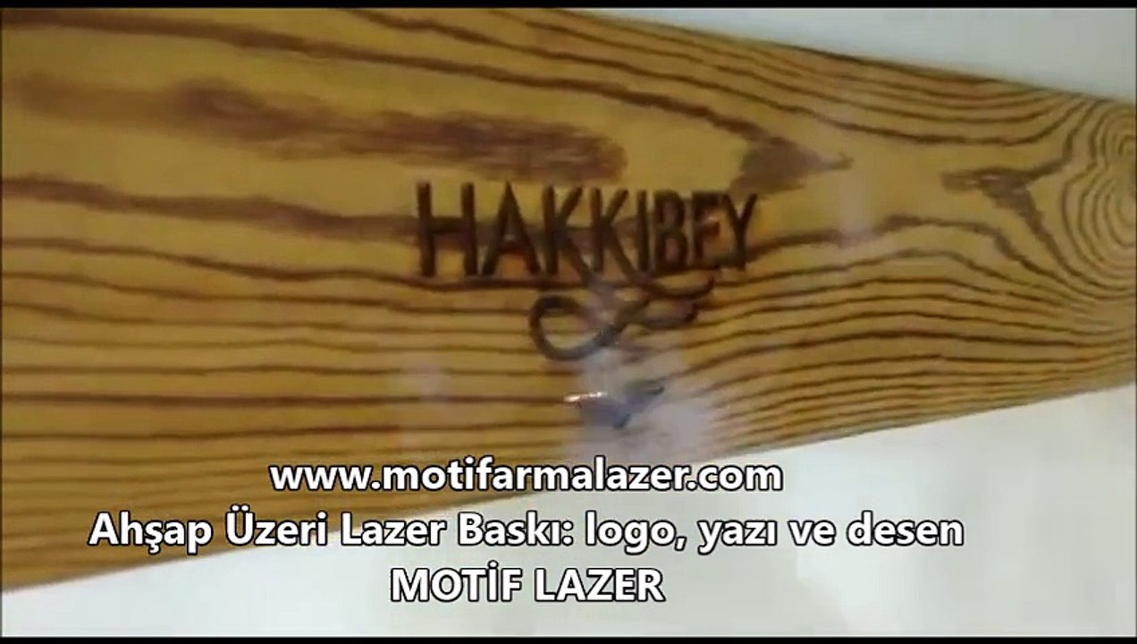 Ahşap Üzerine Lazer Baskı işleri yapılır.
