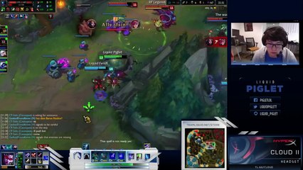 Piglet place un pentakill - League of legends