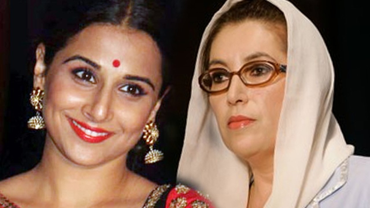 Vidya Balan To Star In Biopic On BENAZIR BHUTTO