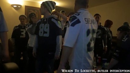 Réaction des supporters des Seahawks sur l'action de Butler