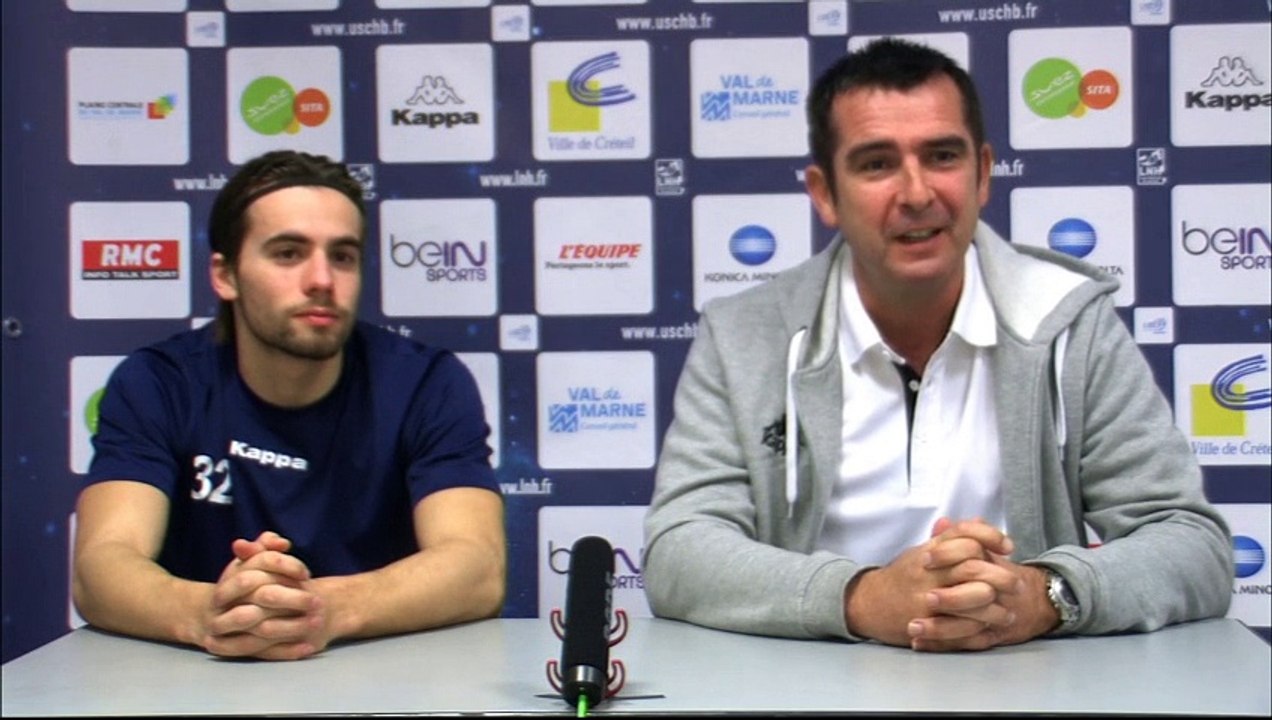 HAND Conf de Presse avant Angers/Créteil (REPLAY)