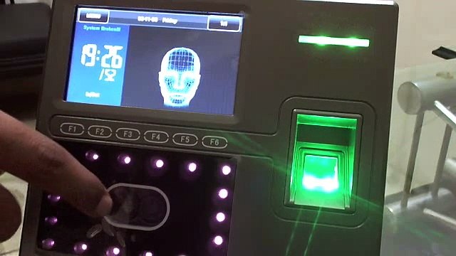 how to configure zk iface800 face recognition