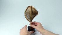 Laser-Cut Wood Creates A Fascinating Sculpture