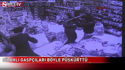 18 yaşındaki genç, silahlı gaspçıları böyle püskürttü