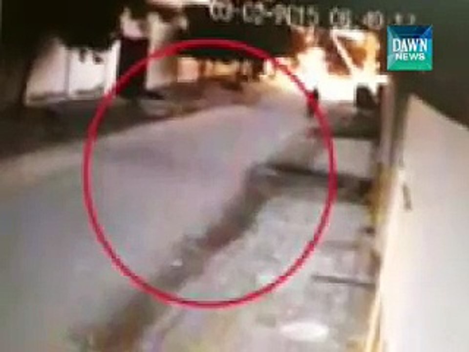 CCTV footage of grenade attack on school in Karachi
