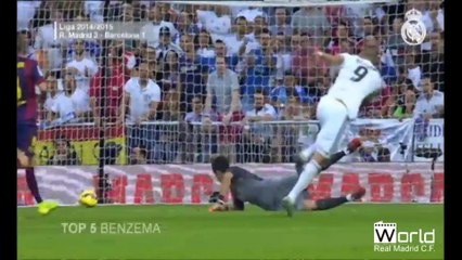 Karim Benzema Real Madrid Top 5 Goals of All Time 2009/2015 HD