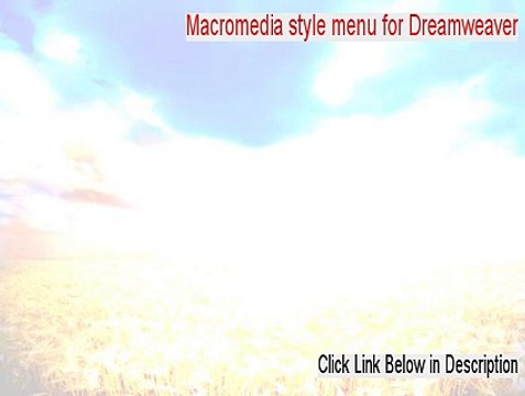 Macromedia style menu for Dreamweaver Keygen (Legit Download 2015)