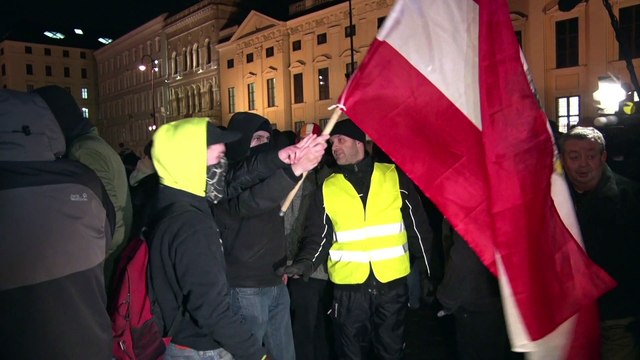 Premier défilé du mouvement islamophobe Pegida à Vienne