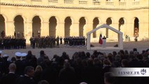 Cérémonie d’hommage national aux 9 militaires morts en Espagne