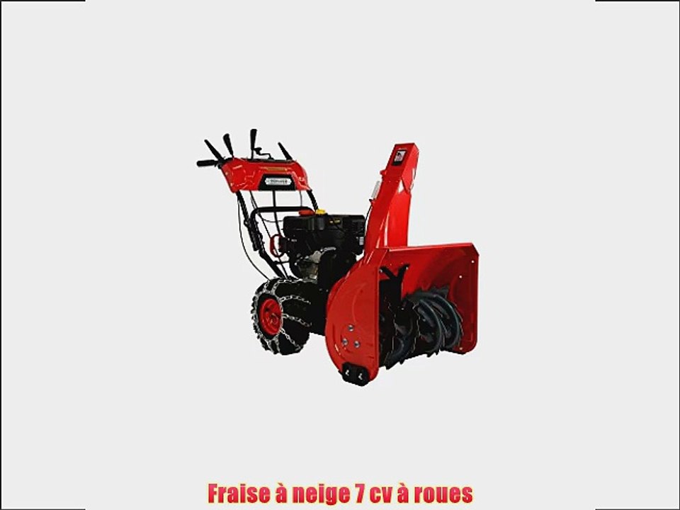 Fraise ? neige 7 cv ? roues