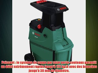 Bosch Broyeur silencieux de v?g?taux AXT 22 D avec bac de ramassage 53 L 0600803000