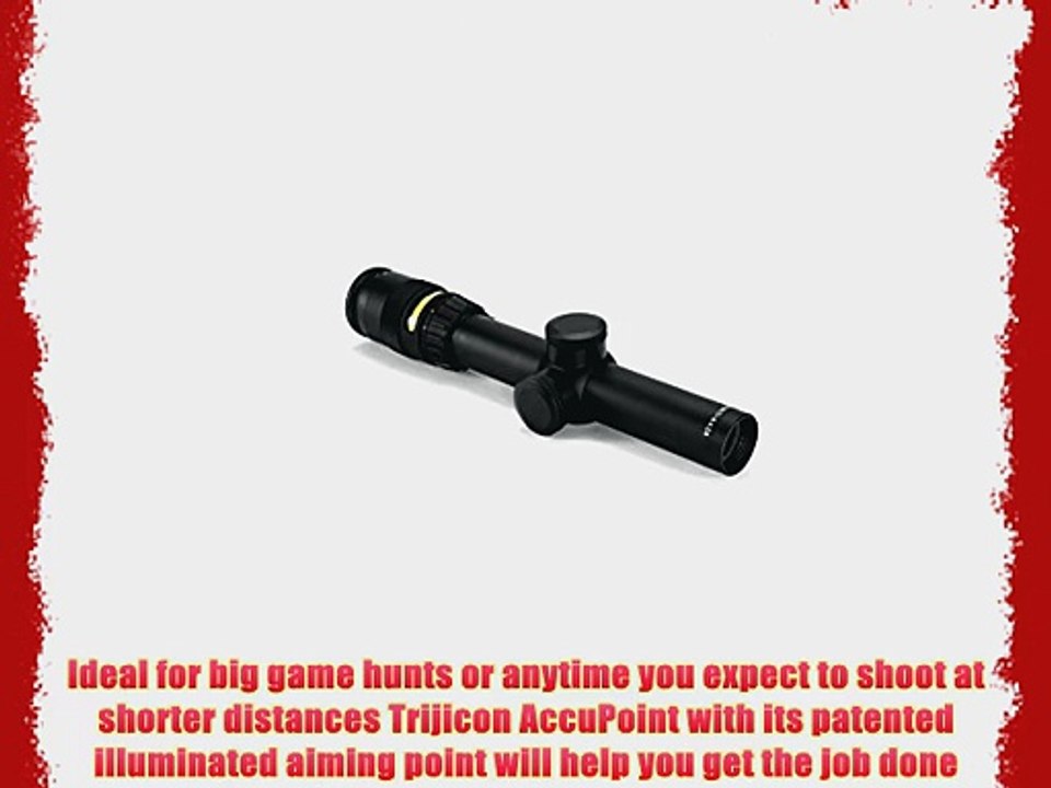 Accupoint 1.-4 X 24 Triangle RifleScope Amber
