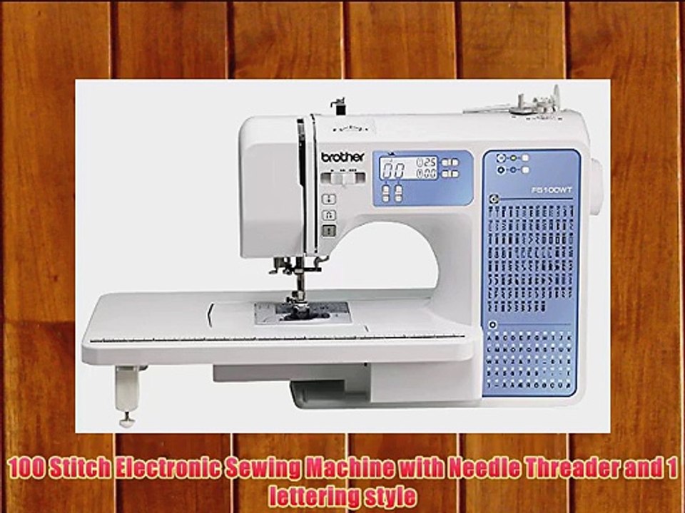 Brother fs100wt free motion embroiderysewing and quilting machine