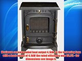 Vortigern 4kW CAST IRON WOODBURNING MULTIFUEL STOVE V13S - genuine CE certificate issued in