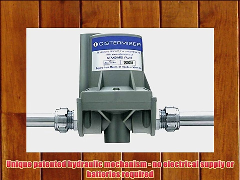 Cistermiser urinal flush control valve for standard pressure