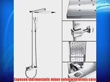 Rigid Exposed Thermostatic Chrome Bar Mixer Shower Set with Handheld Shower Set SV6000