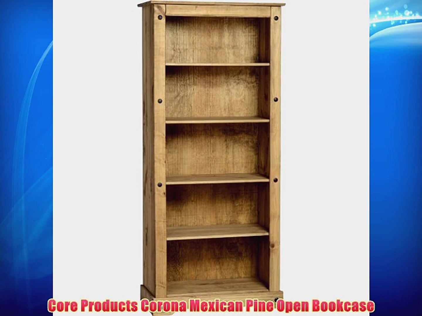 Core Products Corona Mexican Pine Open Bookcase Video Dailymotion