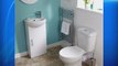 Trueshopping White Sienna Cloakroom Bathroom Suite Vanity Unit Basin Sink Toilet Tap Waste