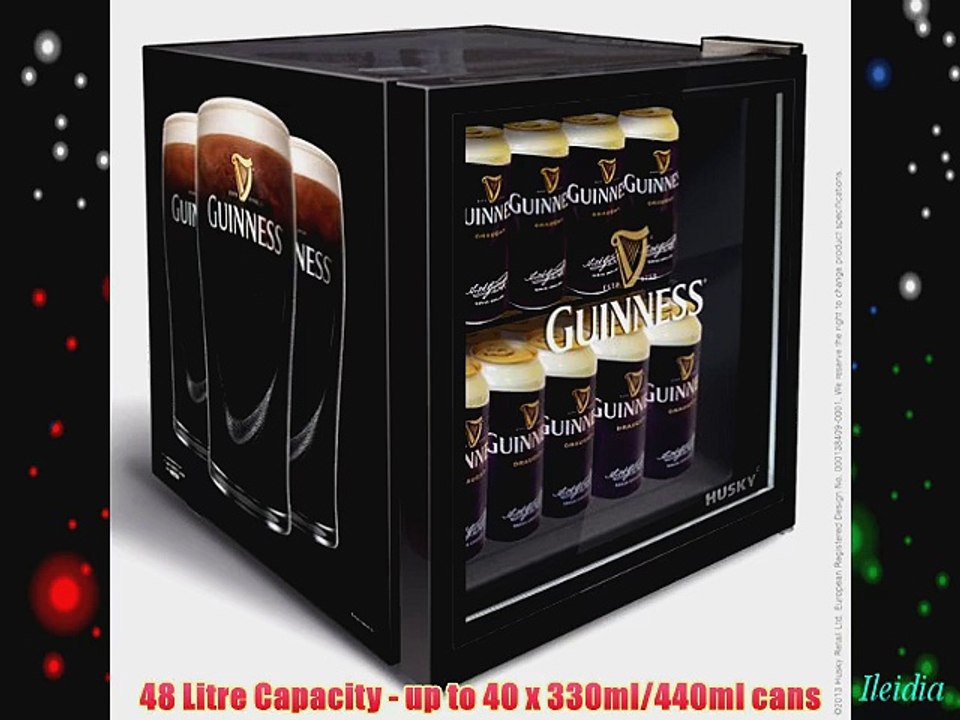 Guinness Mini Fridge 48ltr | Official Branded Guinness Fridge Guinness Can Cooler