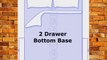 Backcare support divan bed with 2 drawers and memory mattress (Double)