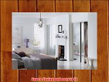 White Framed Mirror Sliding Door Twin Pack with Interior Storage. Up to 1195mm (3ft 11ins)
