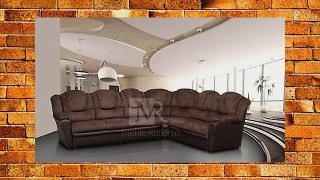 Texas 7 Seater Sofa (leather Leather Brown)