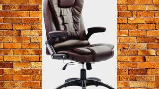 Executive Manager Recline PU leather Office Chair Desk Chair E11 brown