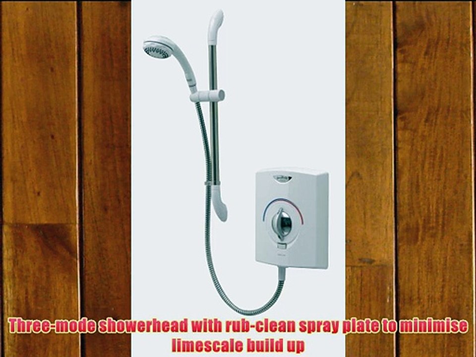 Gainsborough Stanza 9.5 kW Electric Shower - White