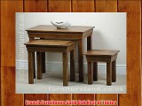 French Farmhouse Solid Oak Nest of Tables