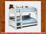 Julian Bowen Domino Single Bunk Bed Stone White